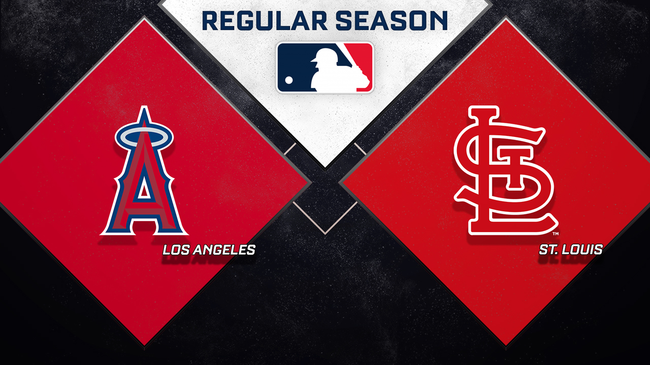 Los Angeles Angels vs St. Louis Cardinals poster