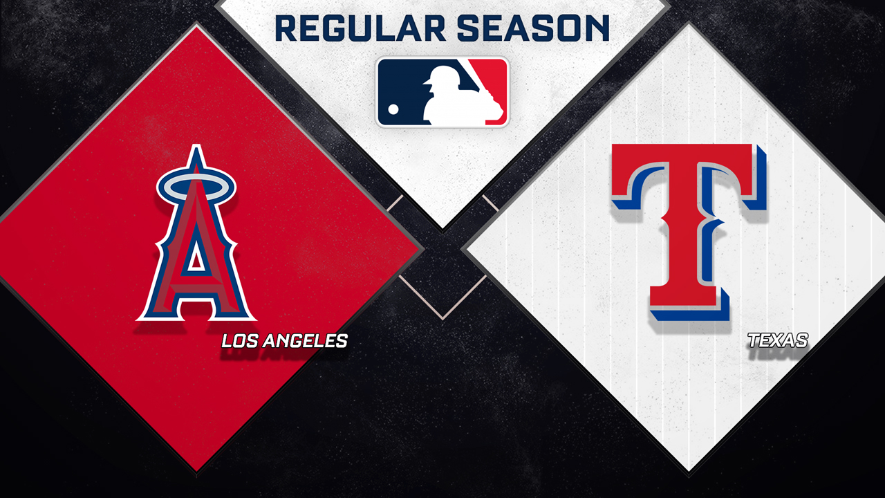 Los Angeles Angels vs Texas Rangers poster