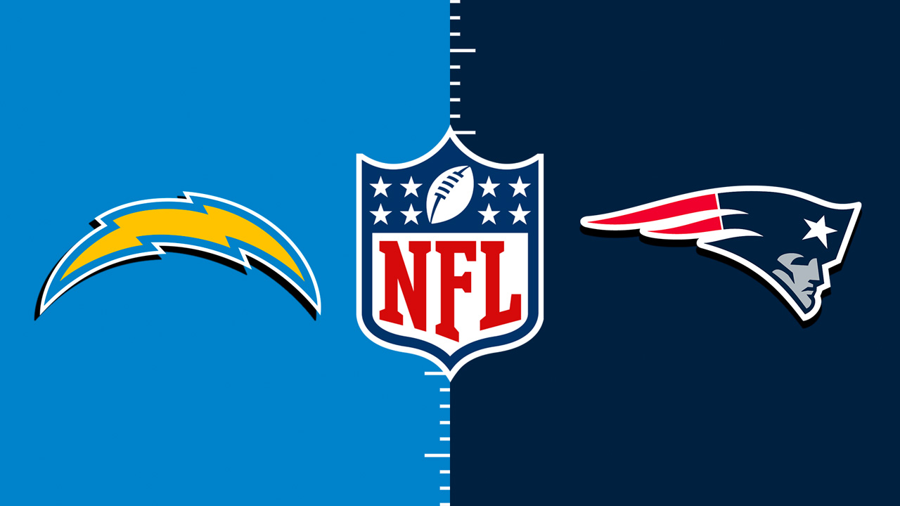 Los Angeles Chargers vs New England Patriots poster