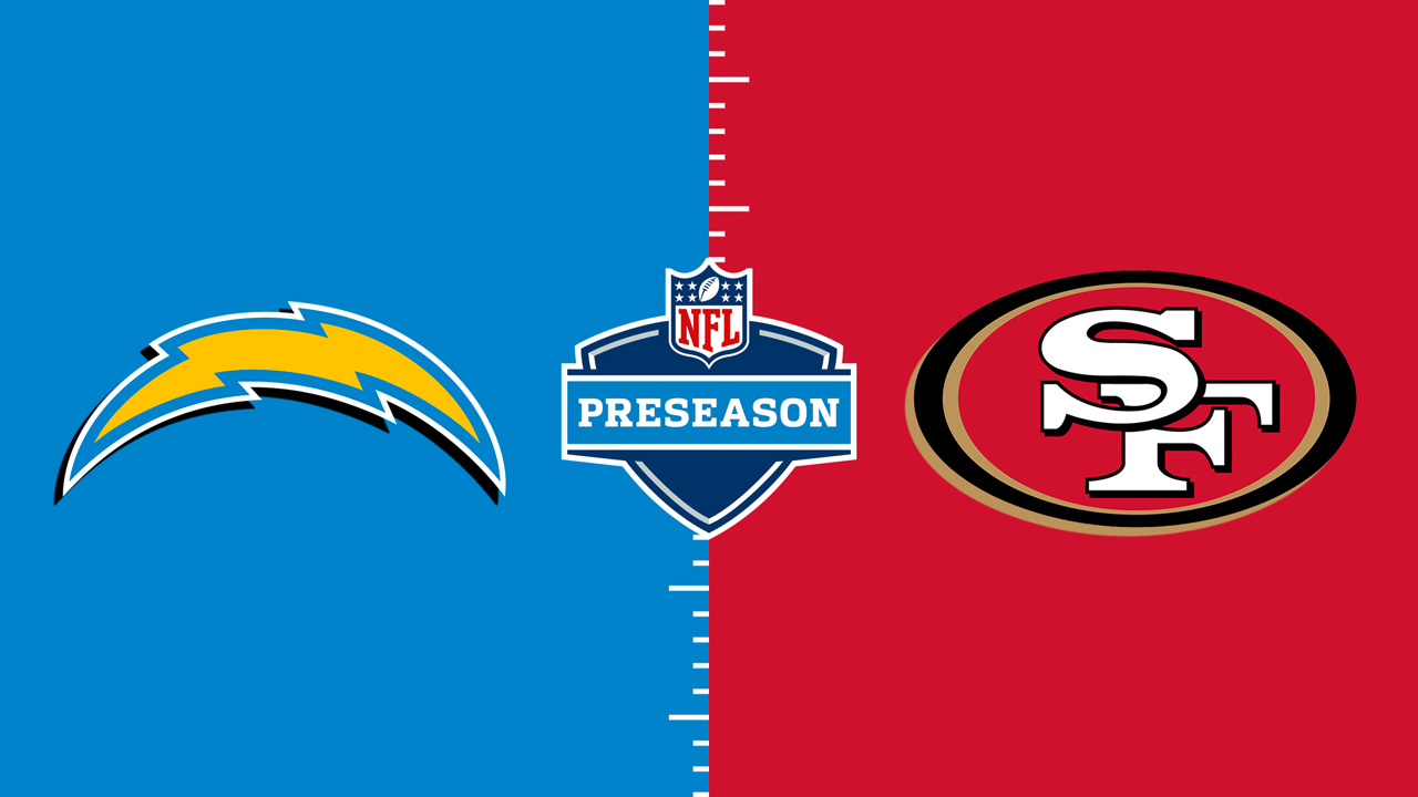 Los Angeles Chargers vs San Francisco 49ers poster