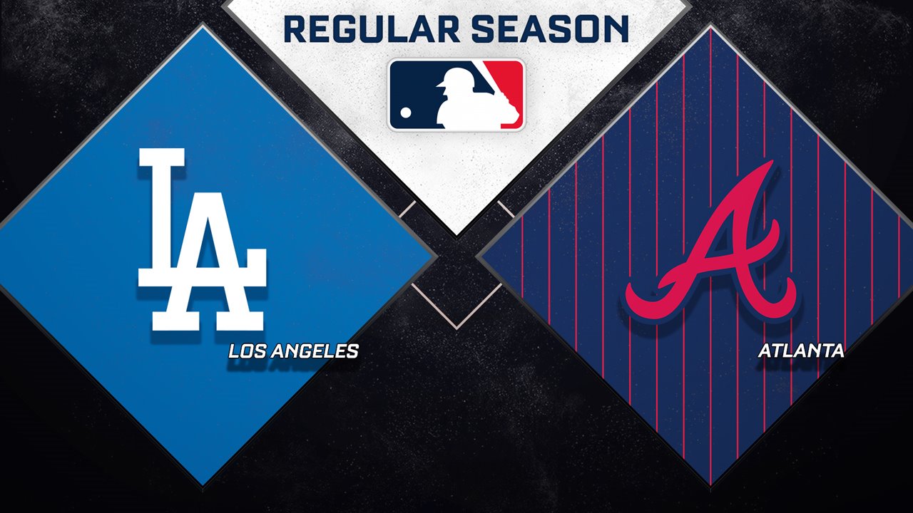 Los Angeles Dodgers vs Atlanta Braves poster