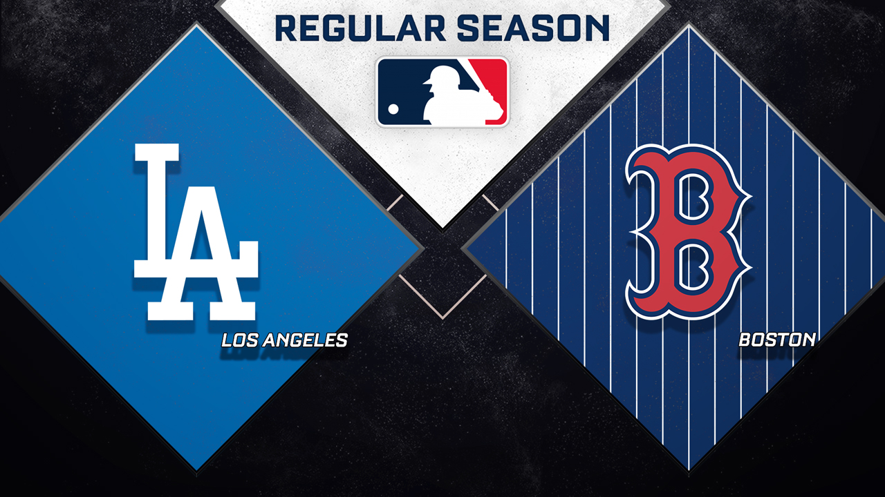 Los Angeles Dodgers vs Boston Red Sox poster