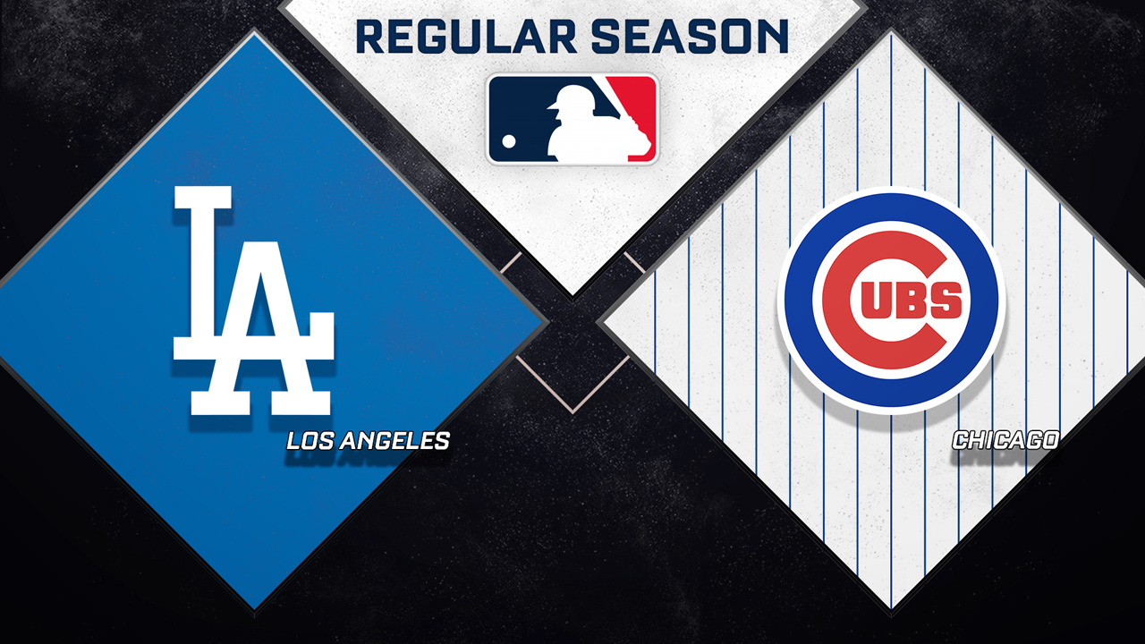 Los Angeles Dodgers vs Chicago Cubs poster