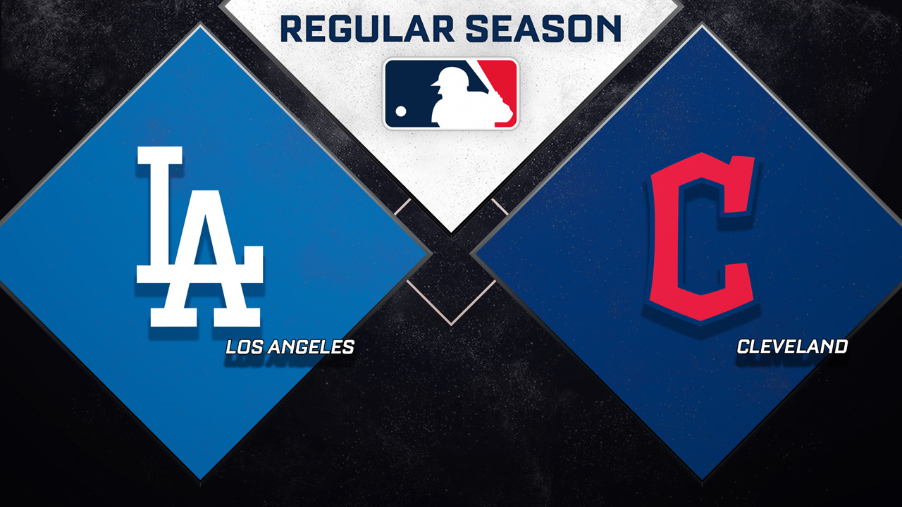 Los Angeles Dodgers vs Cleveland Guardians poster