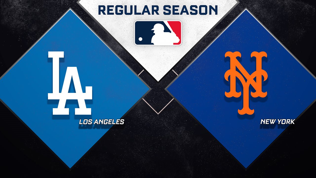 Los Angeles Dodgers vs New York Mets poster