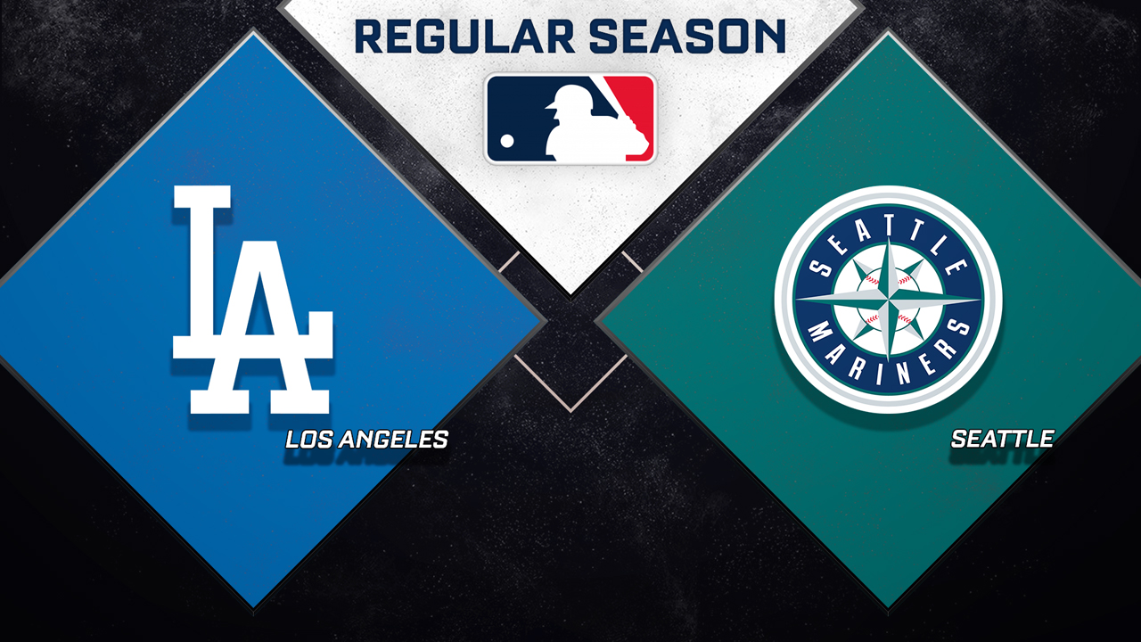 Los Angeles Dodgers vs Seattle Mariners poster