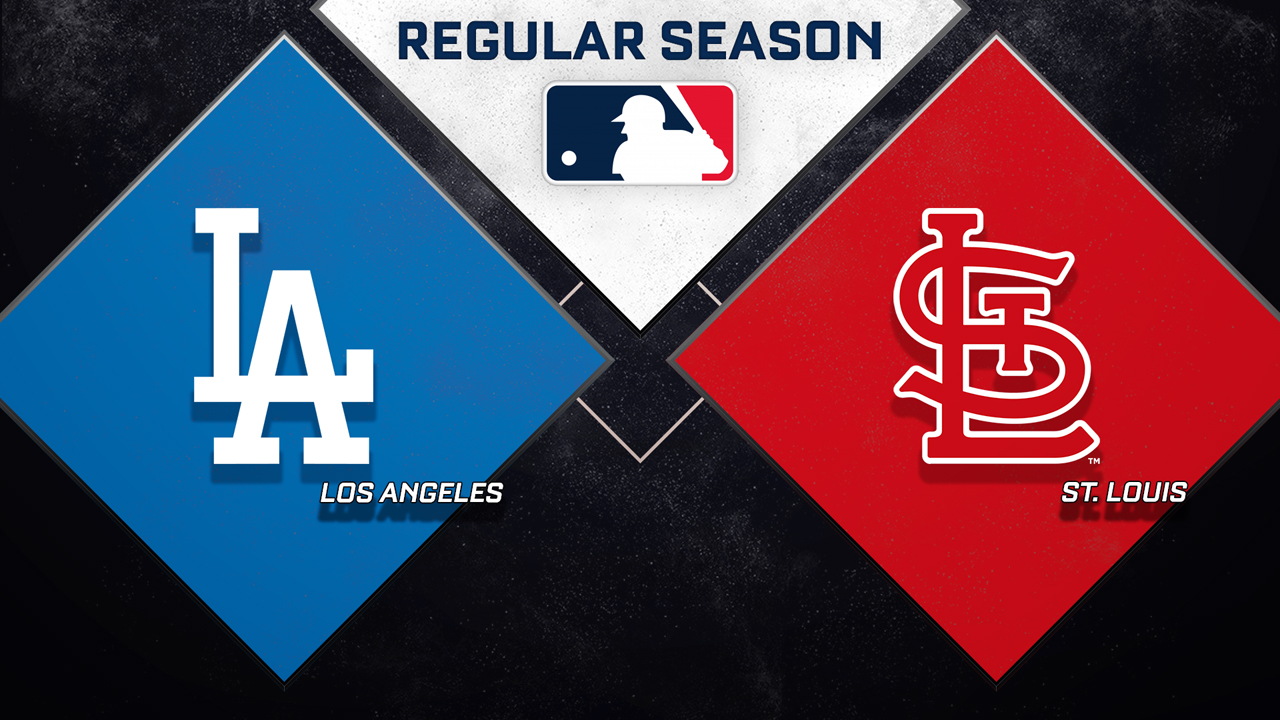 Los Angeles Dodgers vs St. Louis Cardinals poster