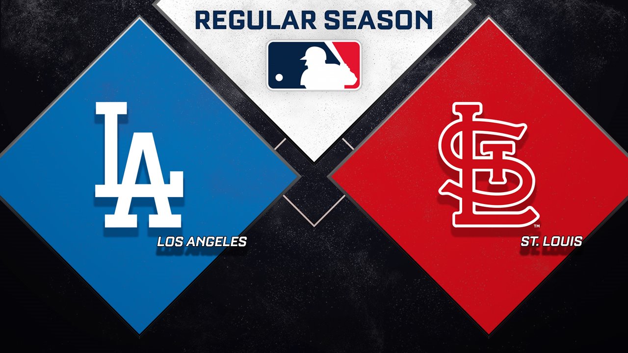 Los Angeles Dodgers vs St. Louis Cardinals poster