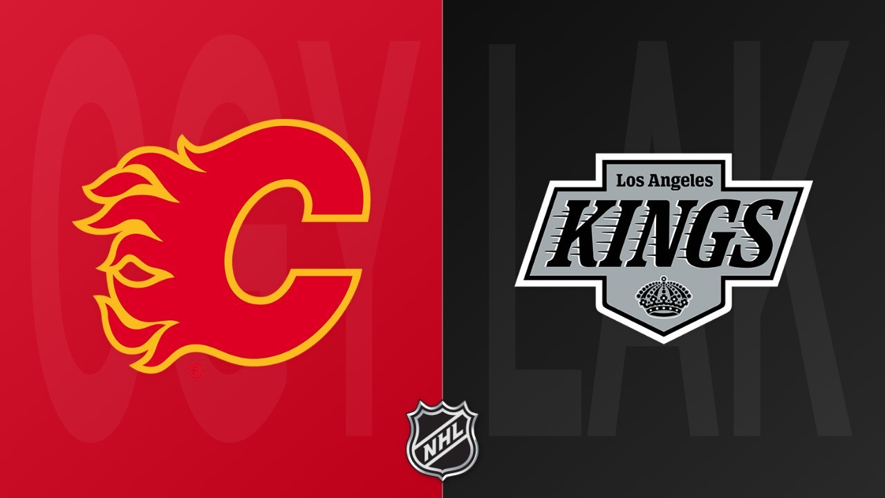 Los Angeles Kings vs Calgary Flames poster