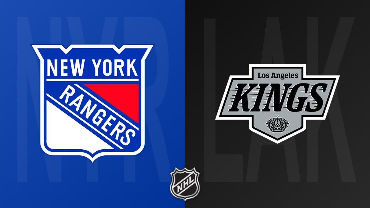 Los Angeles Kings vs New York Rangers poster
