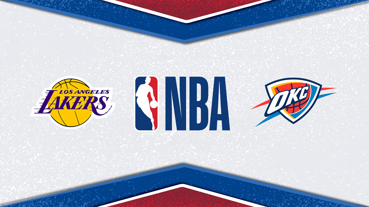 Los Angeles Lakers vs Oklahoma City Thunder poster
