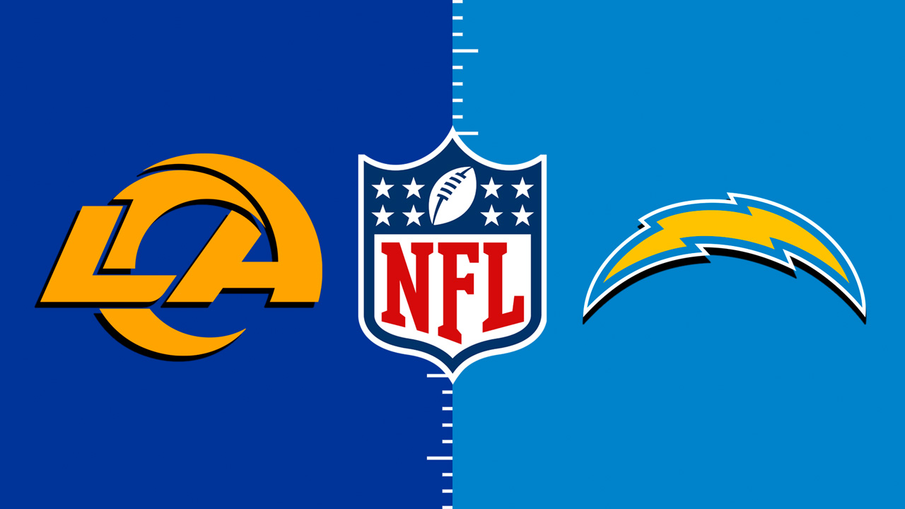 Los Angeles Rams vs Los Angeles Chargers poster