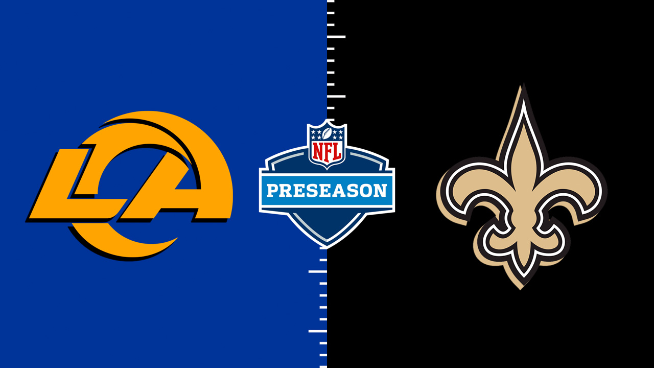 Los Angeles Rams vs New Orleans Saints poster