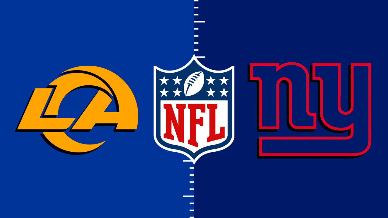 Los Angeles Rams vs New York Giants poster