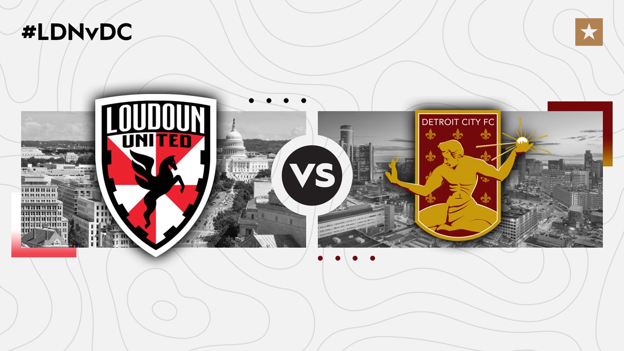 Loudoun United vs Detroit City FC poster