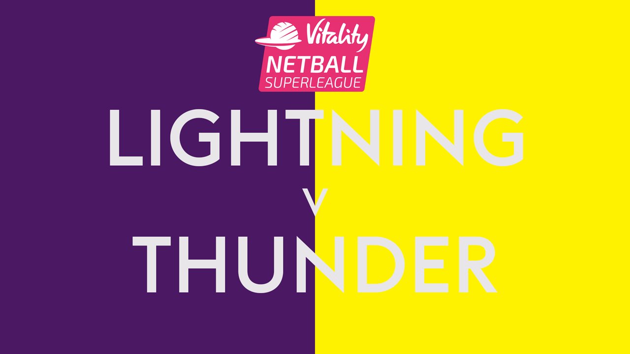 Loughborough Lightning vs Manchester Thunder poster