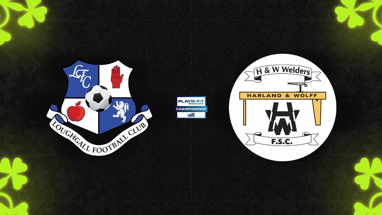 Loughgall vs H and W Welders poster