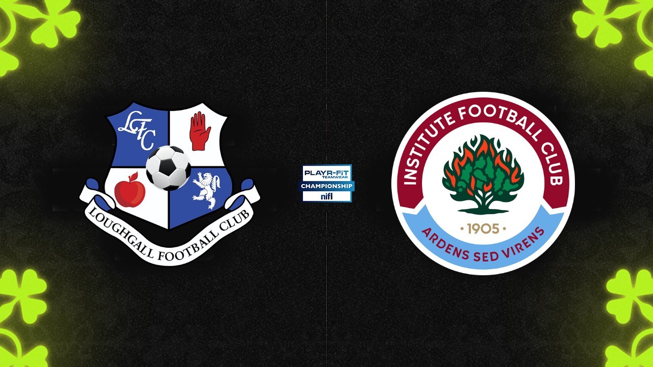 Loughgall vs Institute poster