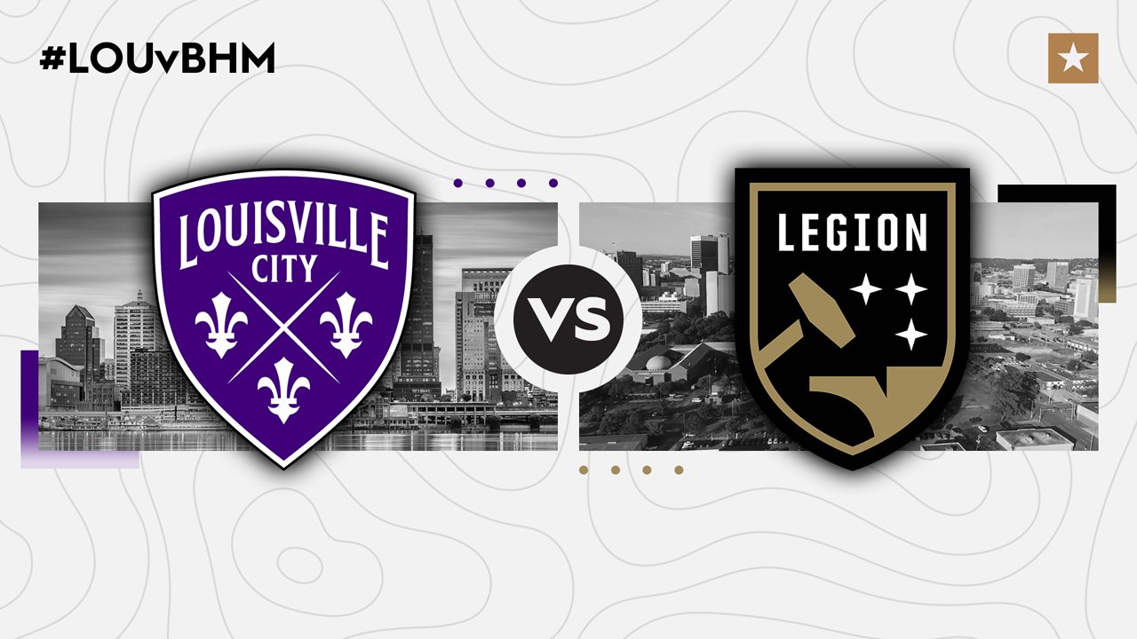 Louisville City vs Birmingham Legion poster
