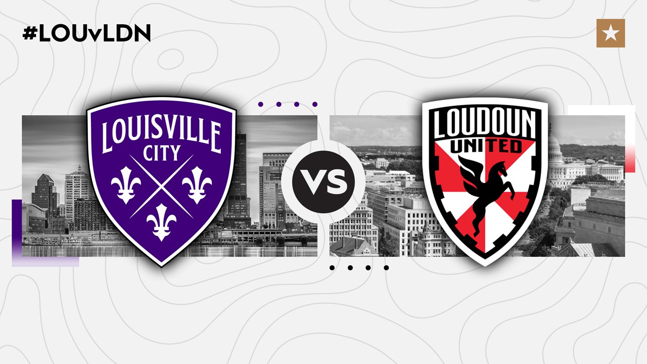 Louisville City vs Loudoun United poster