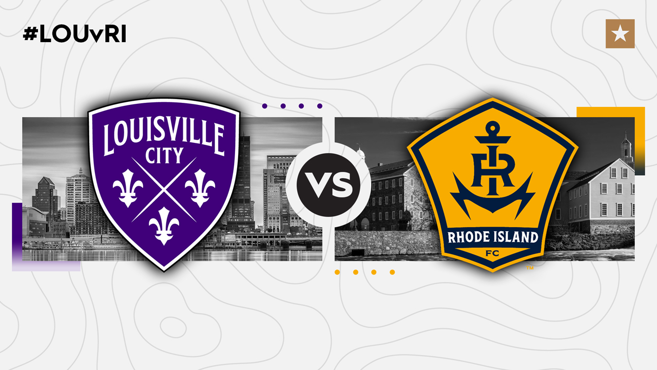 Louisville City vs Rhode Island FC poster