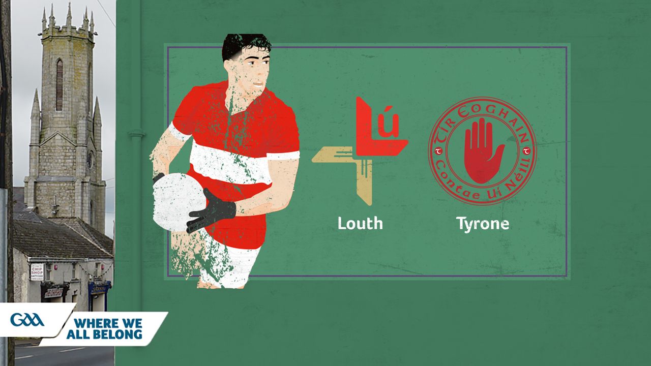 Louth GAA Football vs Tyrone GAA Football poster