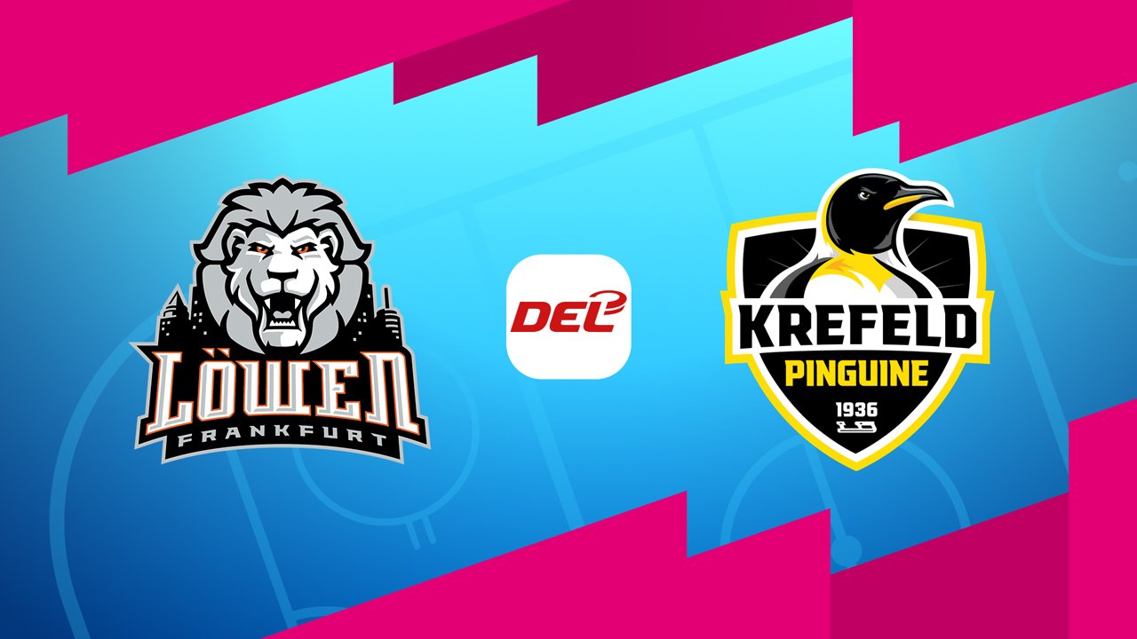 Löwen Frankfurt vs Krefeld Pinguine poster