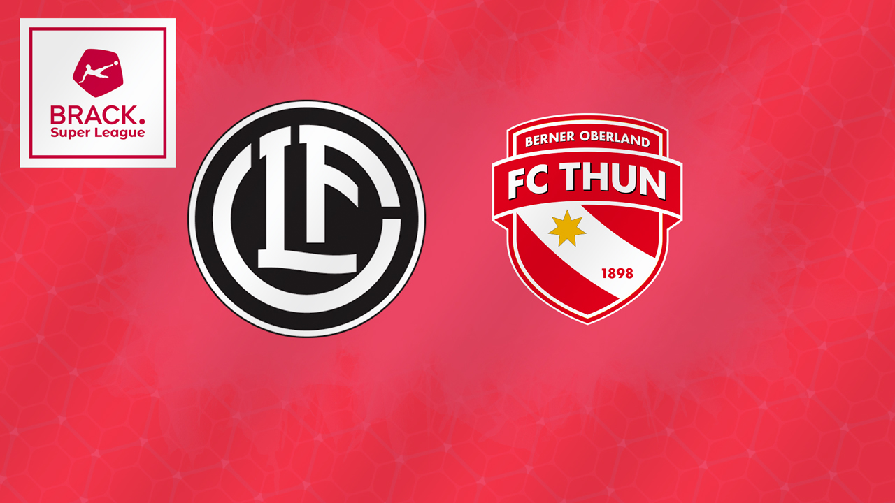 Lugano vs Thun poster