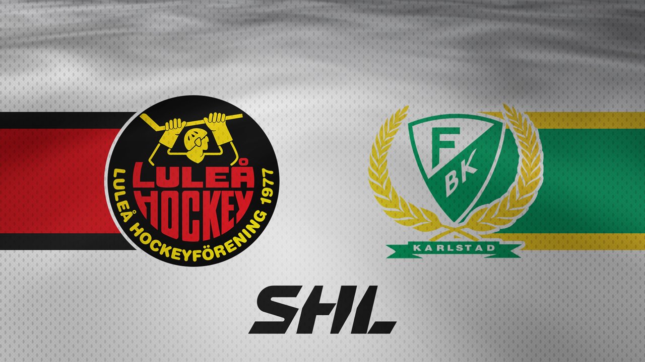 Luleå HF vs Färjestad BK poster