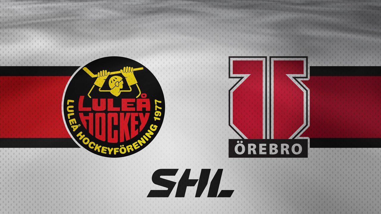Luleå HF vs Örebro HK poster