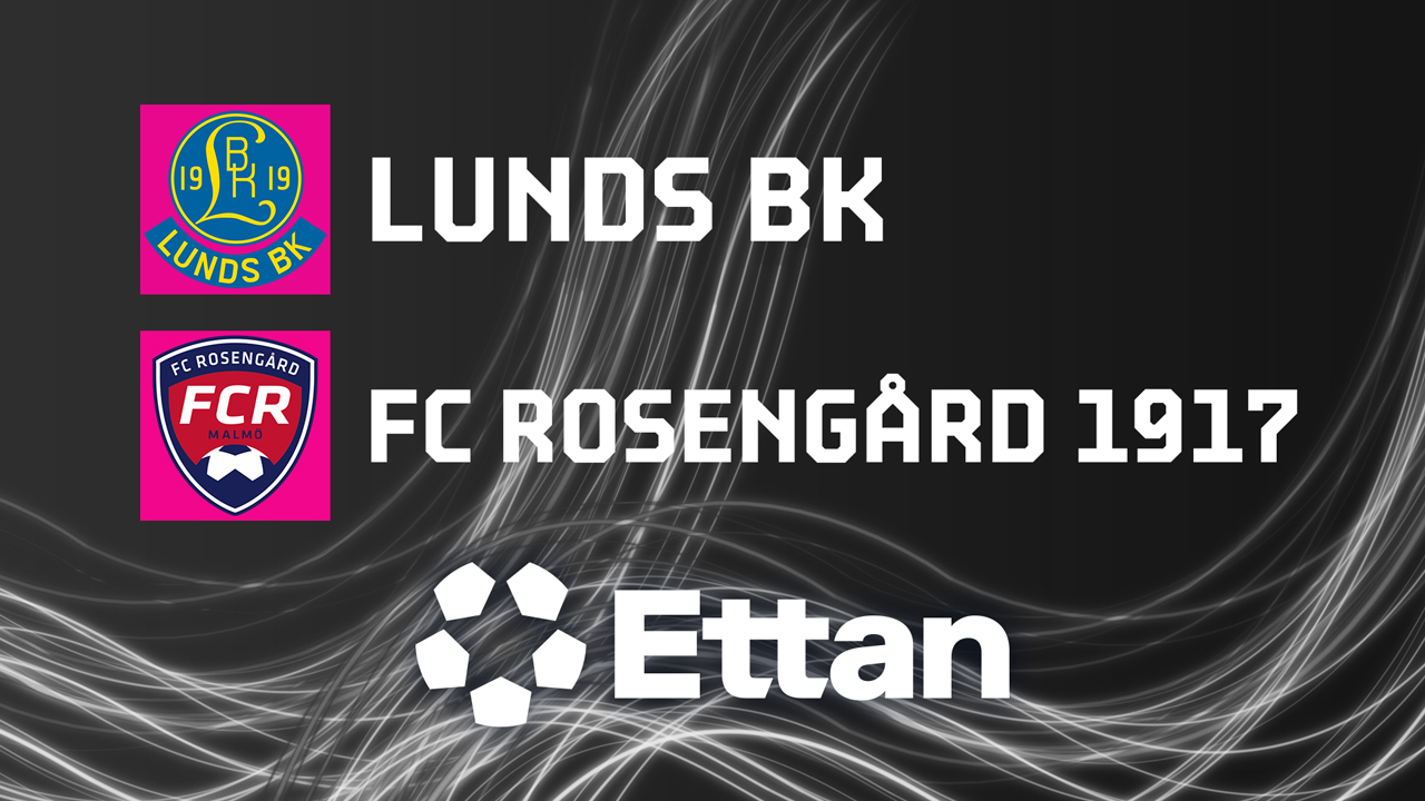 Lund vs Rosengård poster