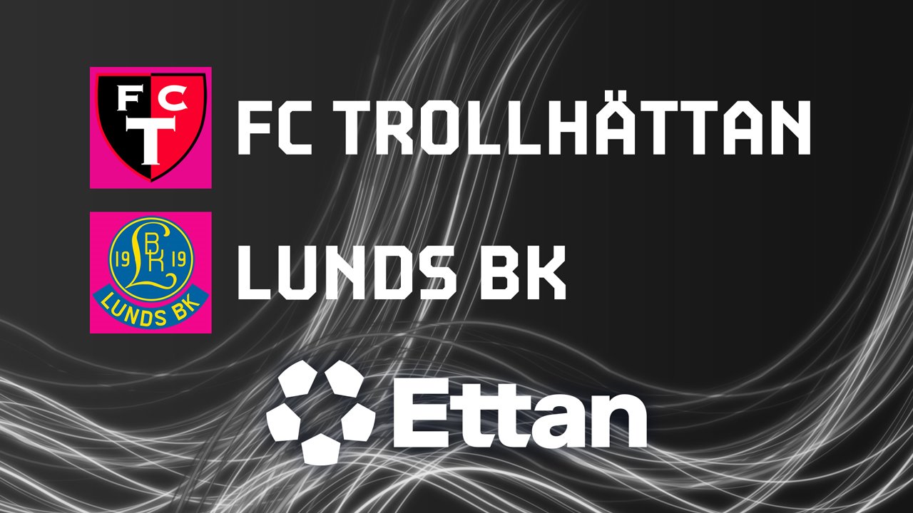 Lund vs Trollhättan poster