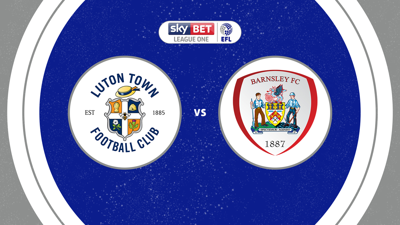 Luton Town vs Barnsley poster