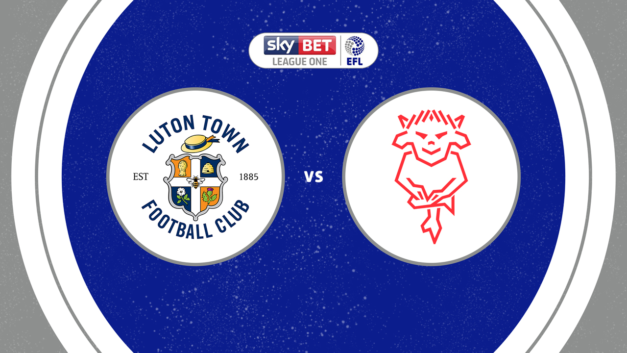 Luton Town vs Lincoln City poster