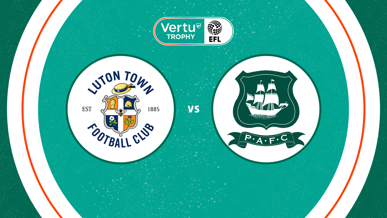 Luton Town vs Plymouth Argyle poster