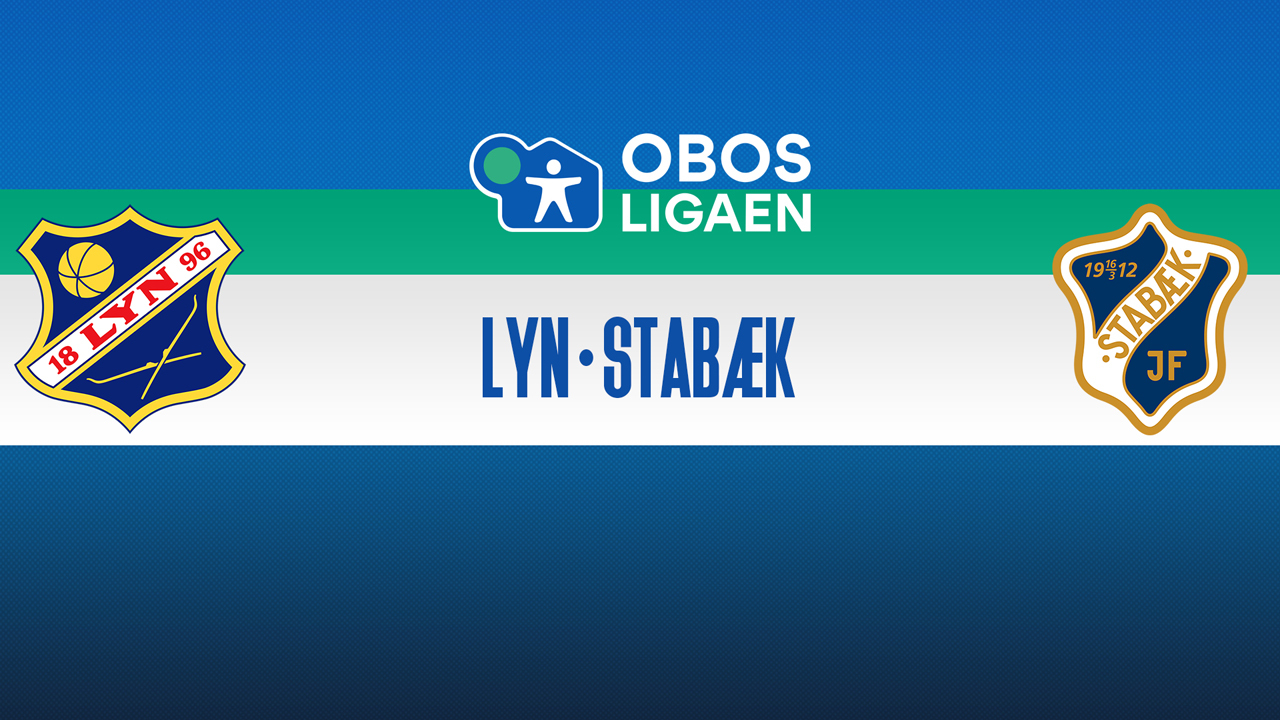Lyn vs Stabæk poster