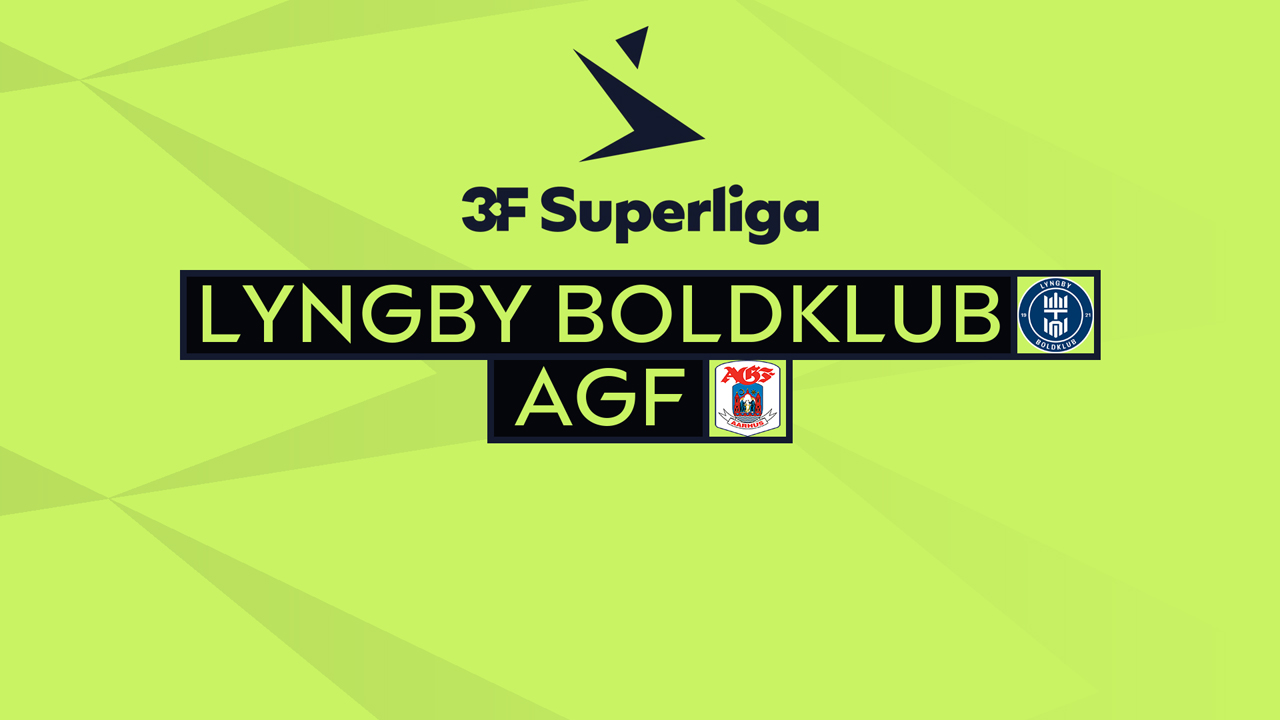 Lyngby vs AGF Aarhus poster