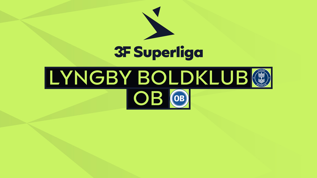 Lyngby vs Odense BK poster