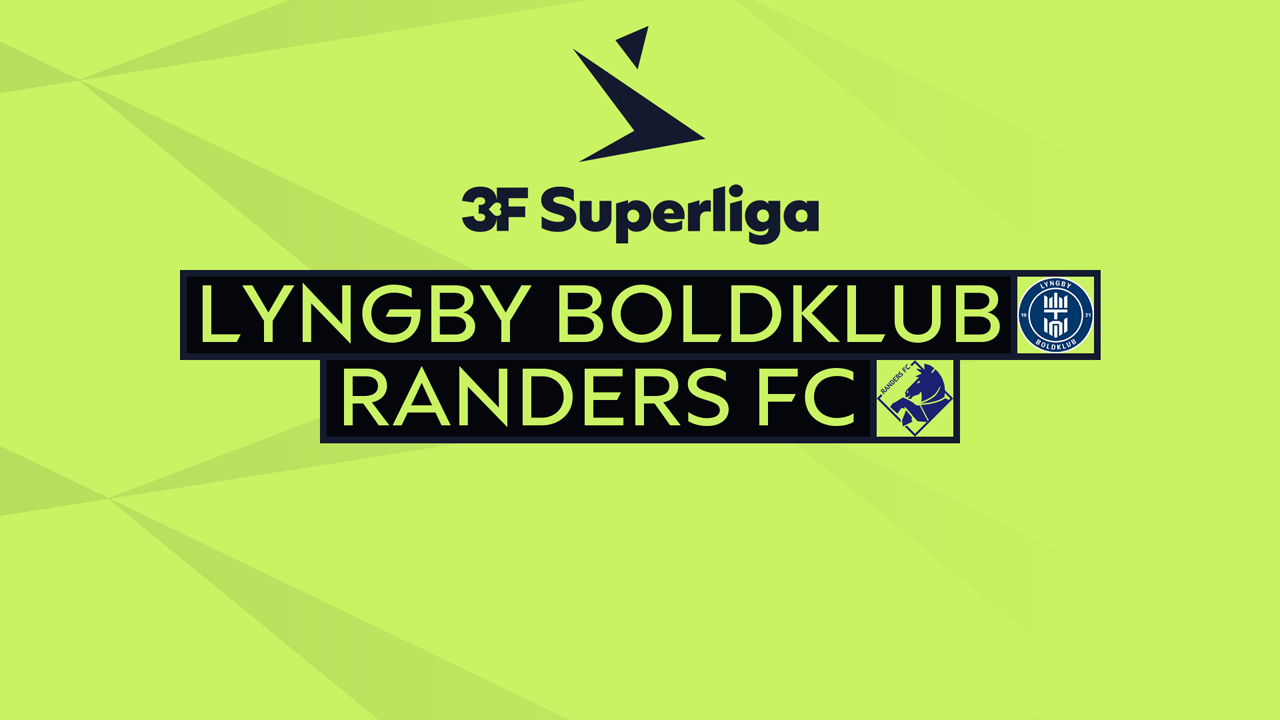 Lyngby vs Randers FC poster