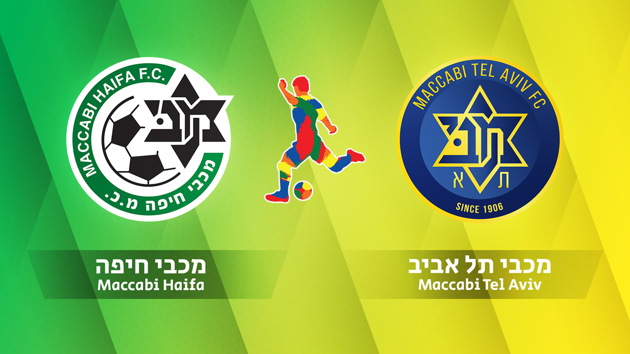 Maccabi Haifa vs Maccabi Tel Aviv poster