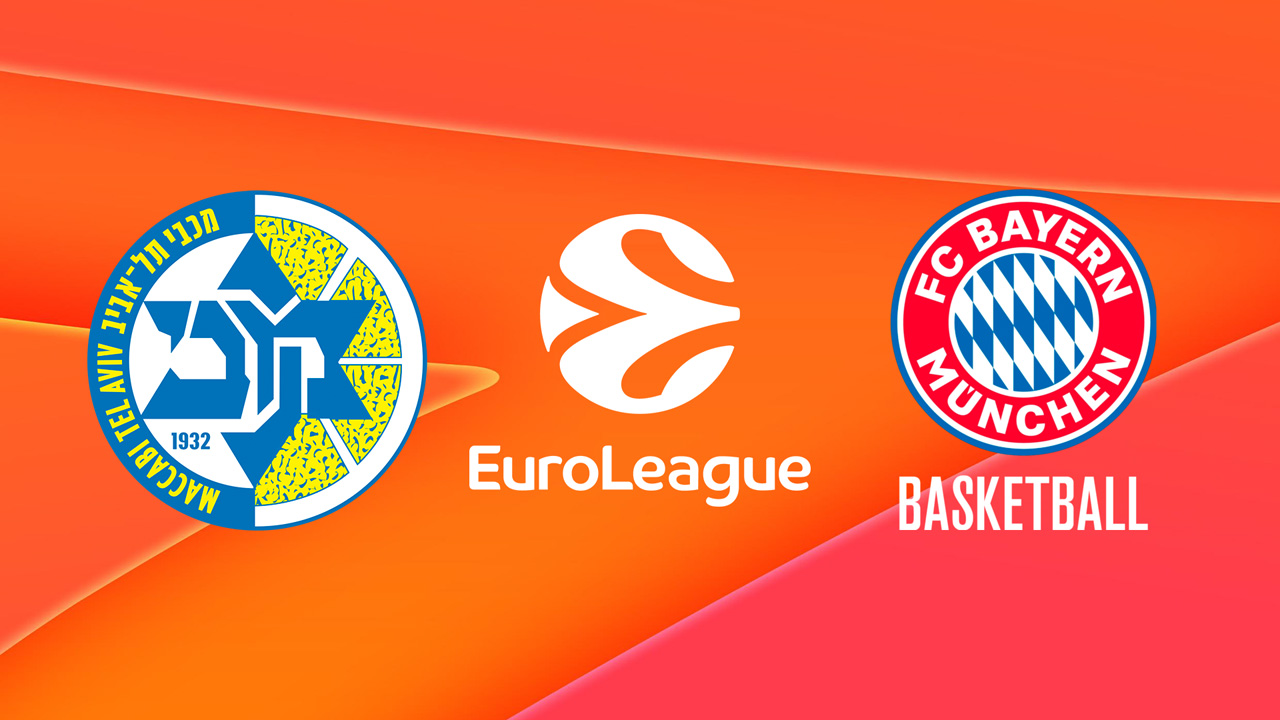 Maccabi Tel Aviv BC vs Bayern München Basketball poster