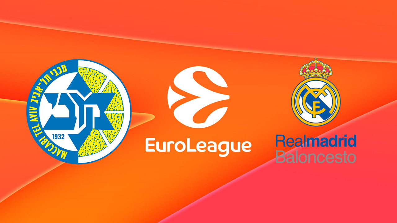 Maccabi Tel Aviv BC vs Real Madrid Baloncesto poster