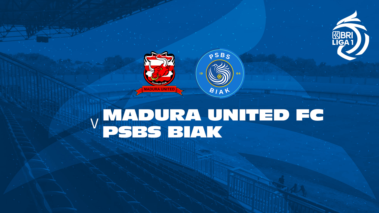 Madura United vs PSBS Biak poster