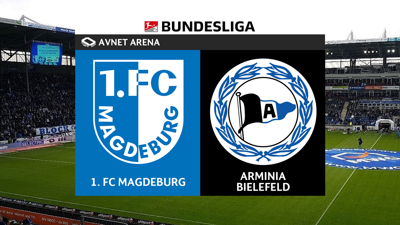 Magdeburg vs Arminia Bielefeld poster