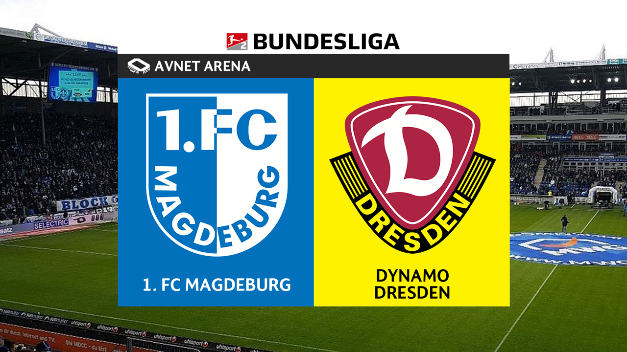 Magdeburg vs Dynamo Dresden poster