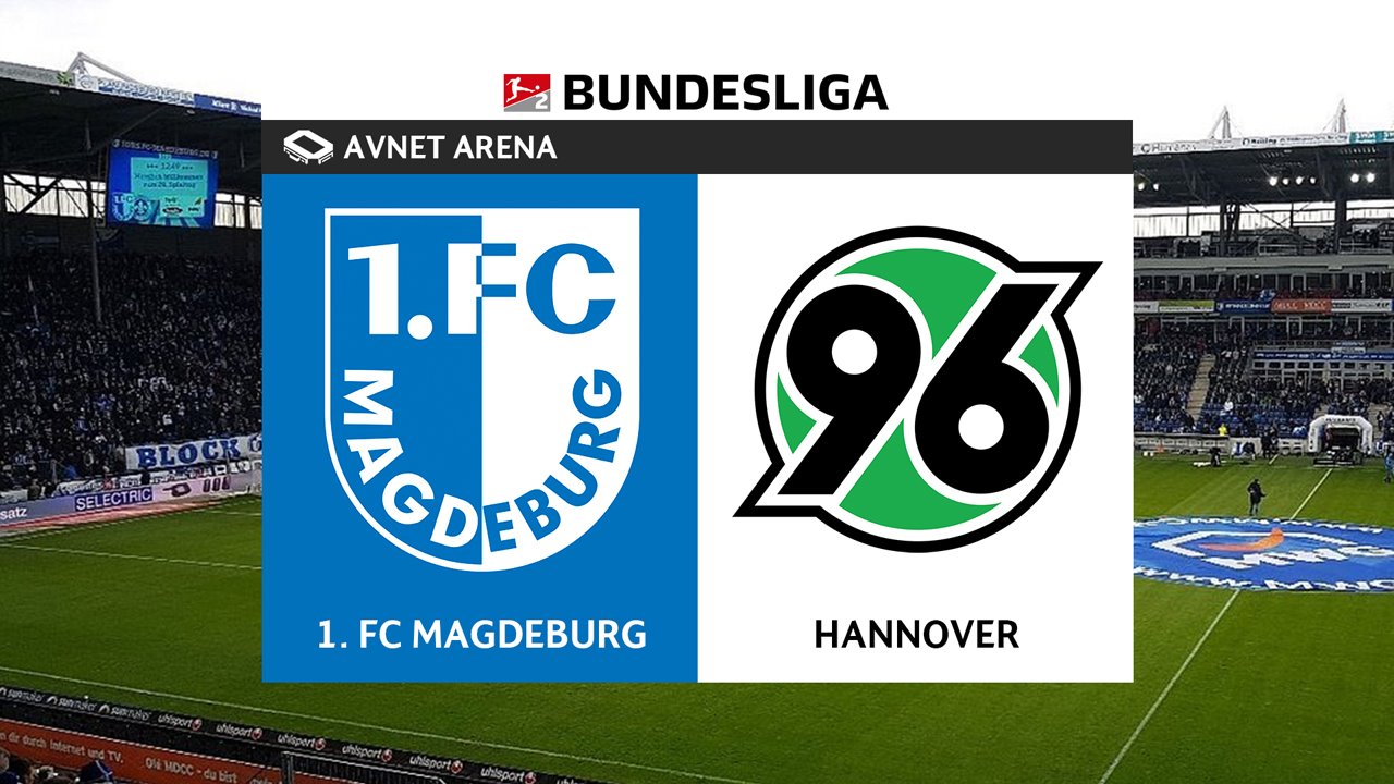 Magdeburg vs Hannover 96 poster