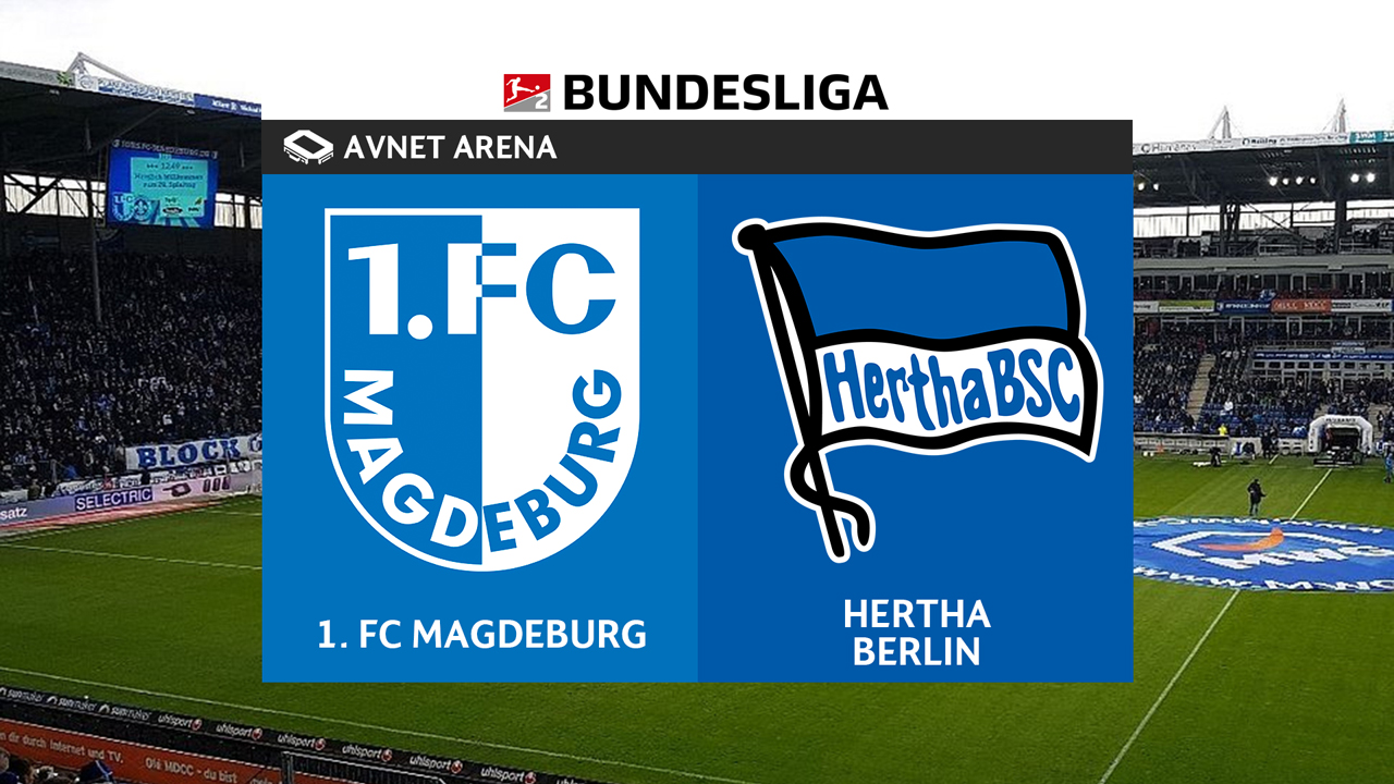 Magdeburg vs Hertha poster