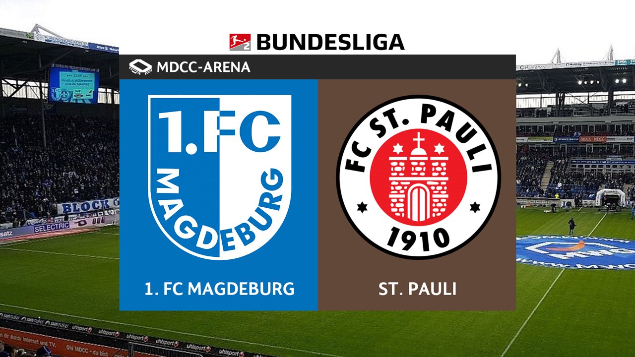 Magdeburg vs St Pauli poster