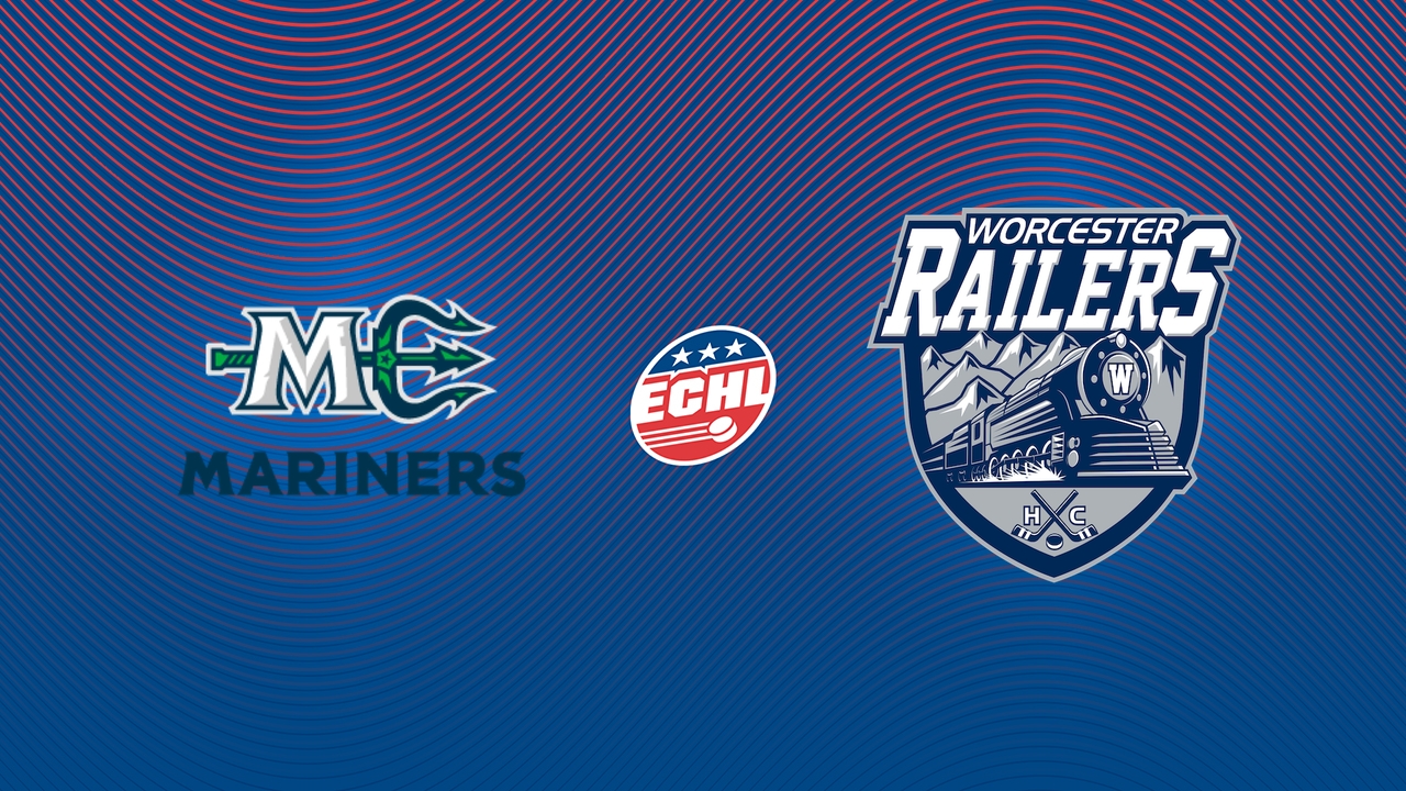 Maine Mariners vs Worcester Railers poster