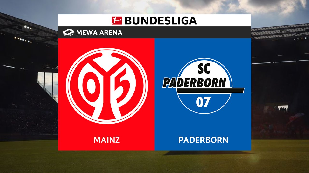 Mainz vs Paderborn poster